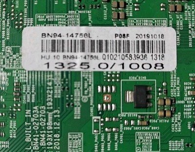MAIN BOARD BN41-02703A BN94-14756L FOR 50" SAMSUNG UE50RU7020K TV - Image 2