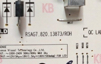 Hisense TV Power Board RSAG7.820.13873/R0H -75" LED TV 75A6QTUK - Image 2