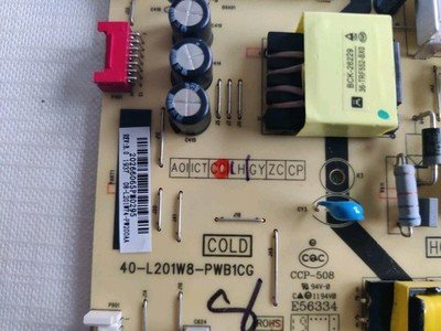 40-L201W8-PWB1CG POWER SUPPLY BOARD FOR TCL 65EP668 65" 4K Ultra HD LED Smart TV - Image 2
