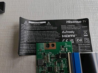 MAIN AV BOARD HISENSE 43A6NTUK 43" TV RSAG7.820.13867/ROH - Image 4