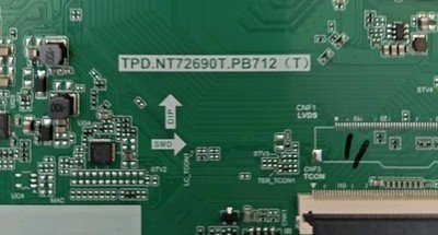 TPD.NT72690T.PB712 40A35HEVS 0009 MAIN PCB FOR HISENSE 40E4QTUK - Image 2