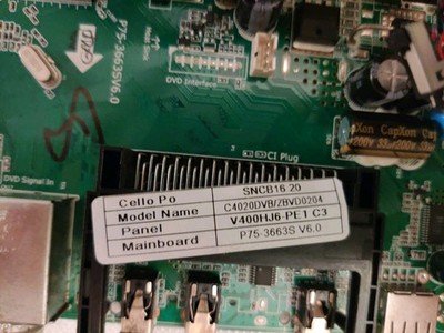 Cello C4020DVB/ZBVD0204 Main Board P75-3663S V6.0 - Image 3