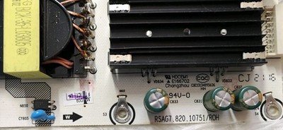 POWER SUPPLY BOARD PSU HISENSE 55U8HQTUK 55" LED TV RSAG7.820.10751/ROH - Image 2