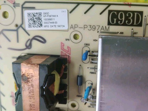 POWER SUPPLY AP-P397AM A 100369511 FOR SONY KD-55A8 55" LED TV - Image 2