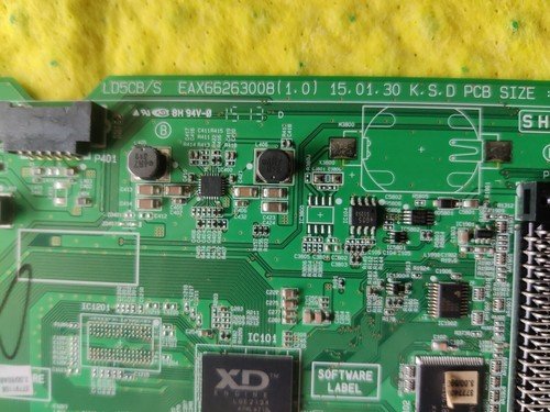 MAIN AV BOARD EAX66263008(1.0) (EBT63236102) - LG 32LX320C - Image 2