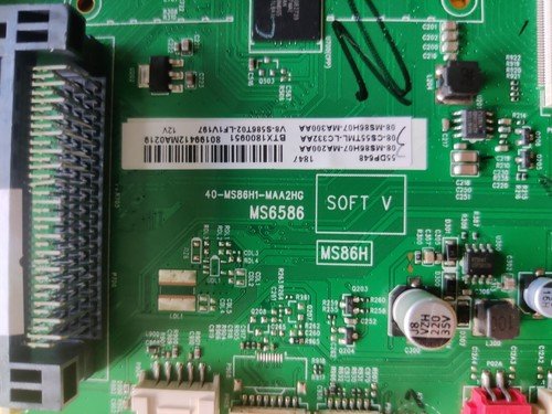 40-MS86H1-MAA2HG 08-MS86H07-MA200AA MAIN PCB FOR TCL 55DP648 - Image 2