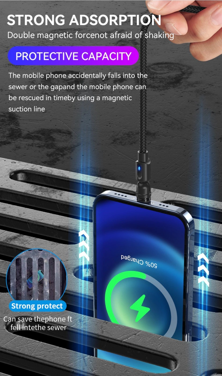 3-in-1 Magnetic USB Charging Cable + Tips - Image 10