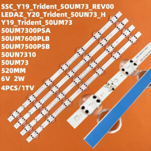 New Backlight For LG 50UM7500PLA 50UM7600PLB