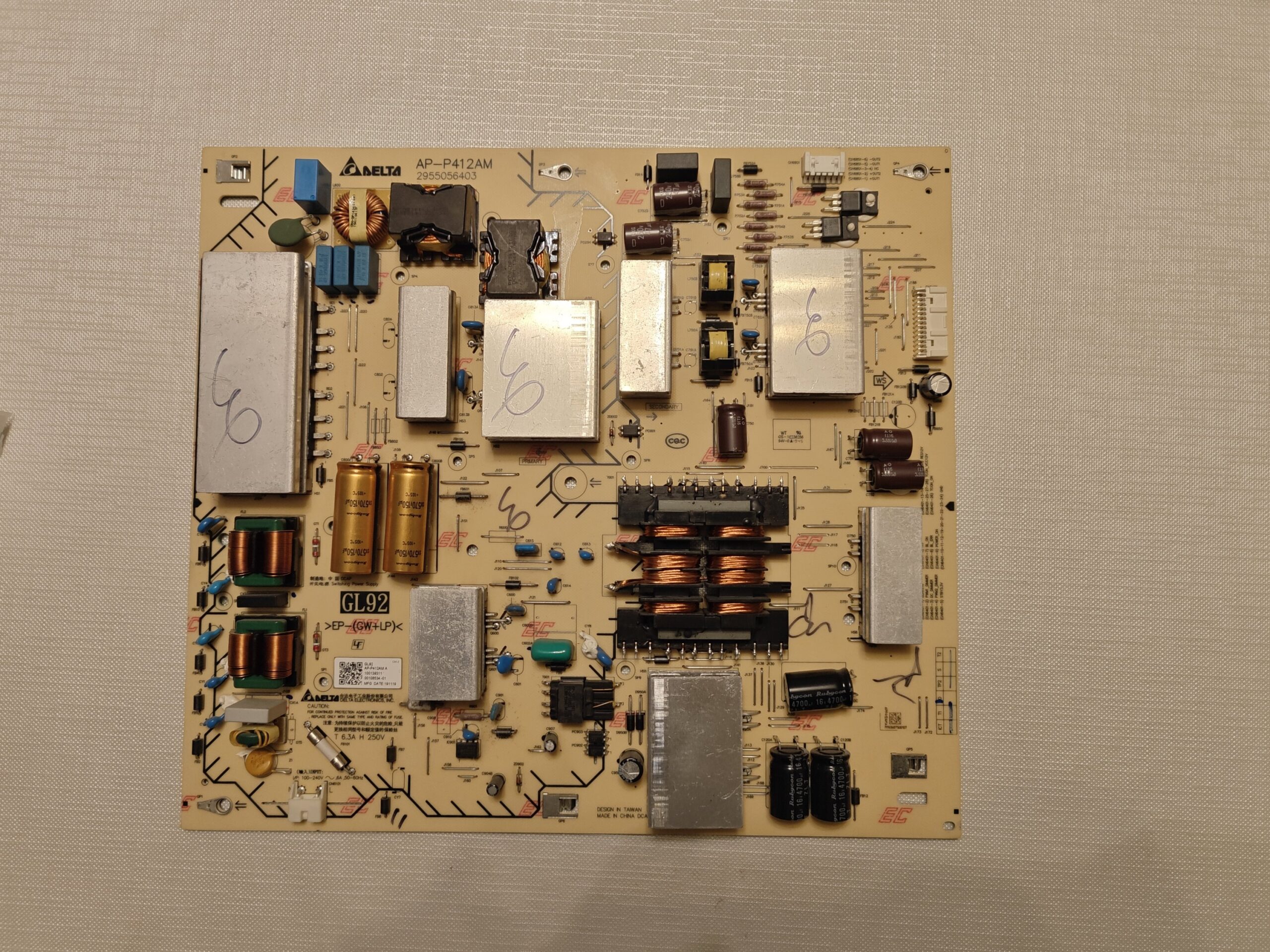 AP-P412AM Power Supply For Sony KD-75XG8096 - Image 2