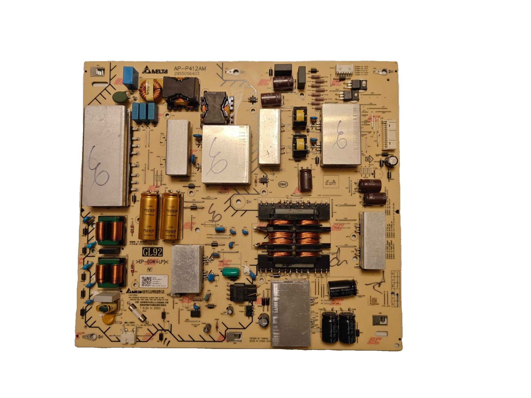 AP-P412AM Power Supply For Sony KD-75XG8096